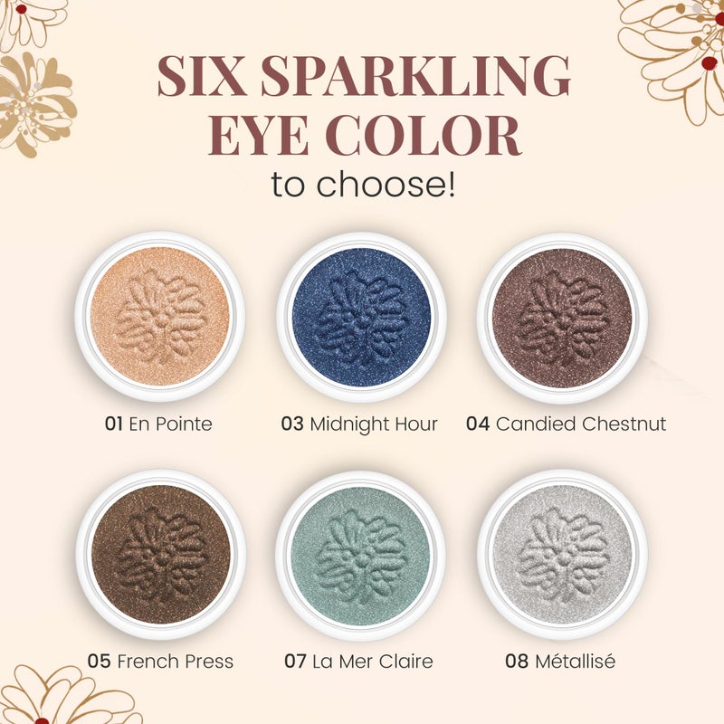 Paul & Joe Sparkling Eye Shadow, Iridescent Eye Glitter with a Buildable Pop of Color, Hydrating Eye Makeup with Dewy Effect, Smooth Gel Application, Sparkling Nude Ivory, 01 En Point, 0.21 oz - Image 3